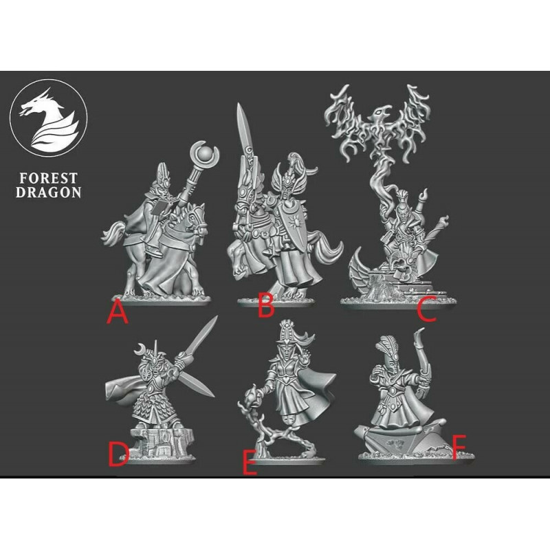 Forest Dragon impréssion 3d-High elves-Héros 15mm