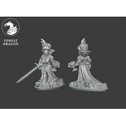 Forest Dragon impréssion 3d--Undead- Vampire avec calice  Echelle 15mm