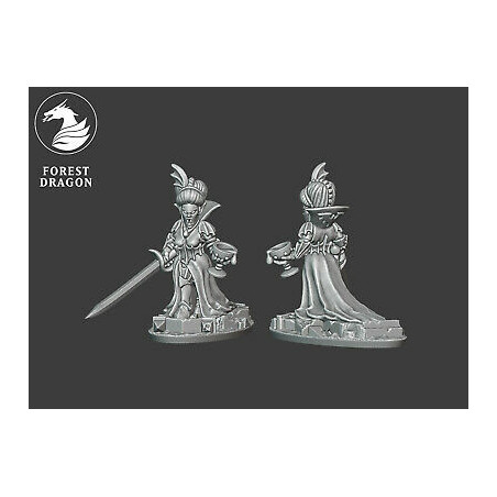 Forest Dragon impréssion 3d--Undead- Vampire avec calice  Echelle 15mm