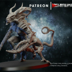 Figurine 3D Résine pour jeux de figurines Démons de la luxure Bête 1  (2)