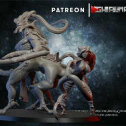 Figurine 3D Résine pour jeux de figurines Démons de la luxure Bête 3  (2)
