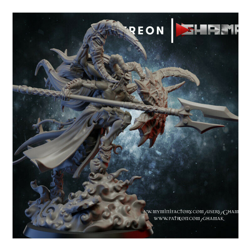 "Démons du Chaos Ghamak - Figurines 3D pour Wargames Fantasy & Batailles Épiques"
