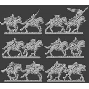 Moonjammy 3d-Elfes noirs Cavaliers noirs -Echelle 15mm-6 socles-Warmaster