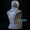 Buste scorpion impression 3D resine, taille 18cm ( non peint ) (non peint)