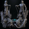 Scorpion figurine impression 3D résine  18cm  (non peint)