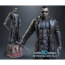 Blade figurine impression 3D résine taille 18cm ( non peint ) (non peint)