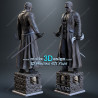 Blade figurine impression 3D résine taille 18cm ( non peint ) (non peint)