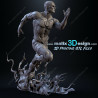 Flash figurine impression 3D résine  18cm  (non peint)