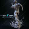 Flash figurine impression 3D résine  18cm  (non peint)
