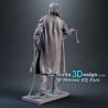 Dr. Emmett BROWN figurine impression 3D 3D résine  18cm  (non peint)