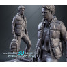 Mc Fly Back to the futur figurine impression 3D résine  18cm  (non peint)