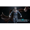 Super man figurine impression 3D résine  18cm  (non peint)