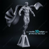 Super man figurine impression 3D résine  18cm  (non peint)