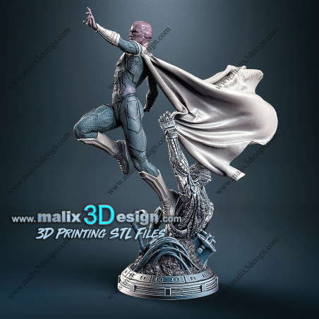 Vision figurine impression 3D résine  18cm  (non peint)