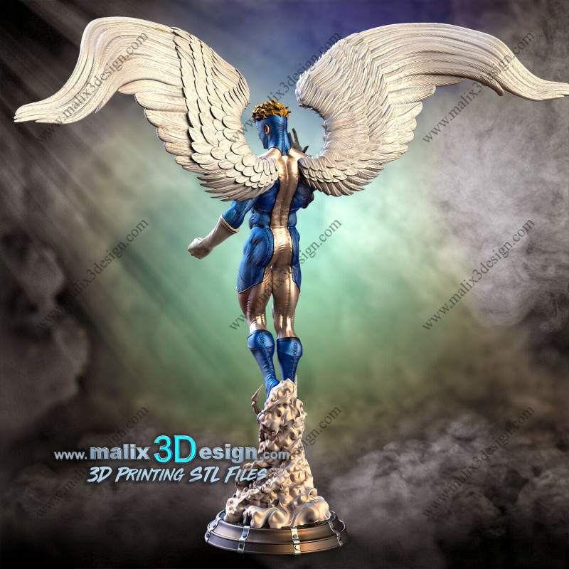 Angel (X-men) figurine impression 3D résine  18cm  (non peint)
