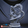 Spider man figurine impression 3D résine  18cm  (non peint)