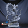Spider man figurine impression 3D résine  18cm  (non peint)