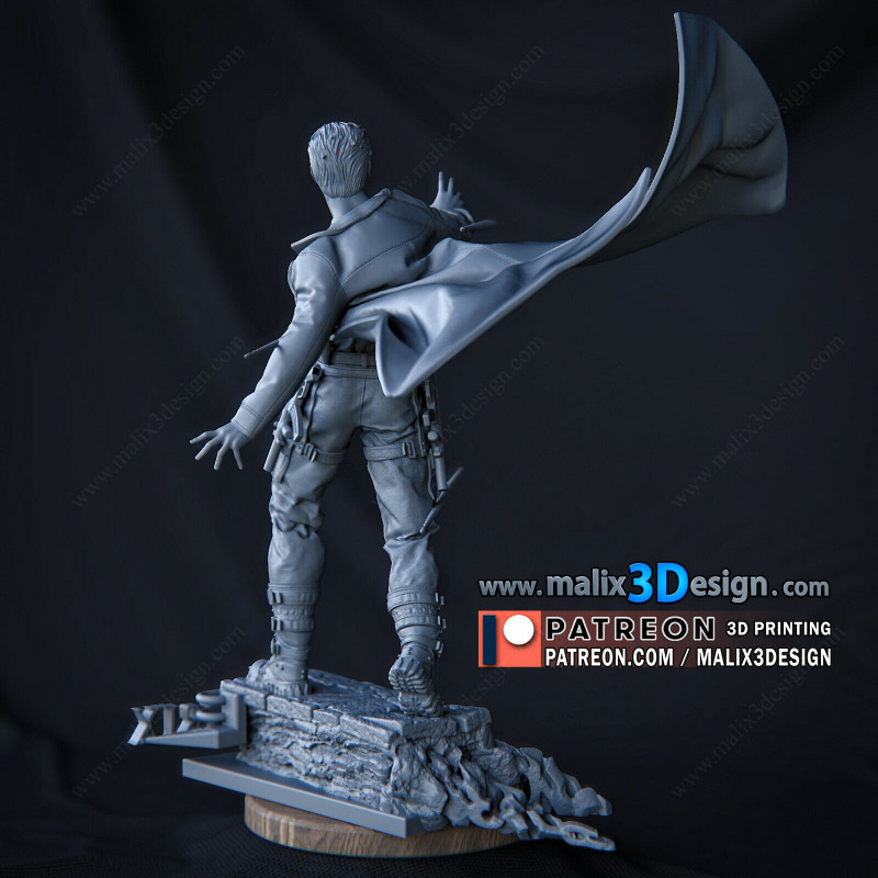 Matrix figurine impression 3D résine  18cm  (non peint)