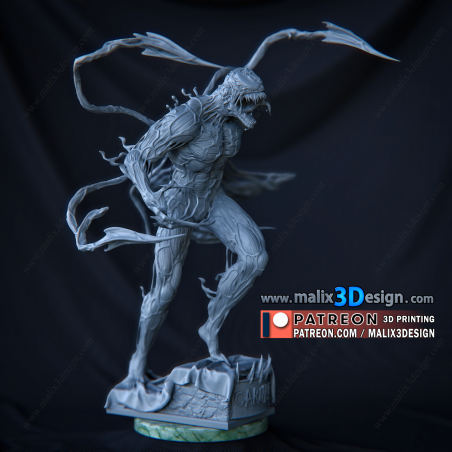Venom figurine impression 3D résine  18cm  (non peint)