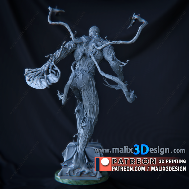 Venom figurine impression 3D résine  18cm  (non peint)