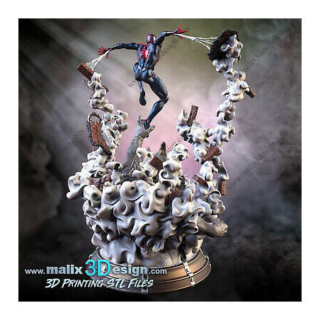 Spider man, impression 3D Résine taille 18cm ( non peint ) (non peint)