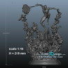 Spider man, impression 3D Résine taille 18cm ( non peint ) (non peint)