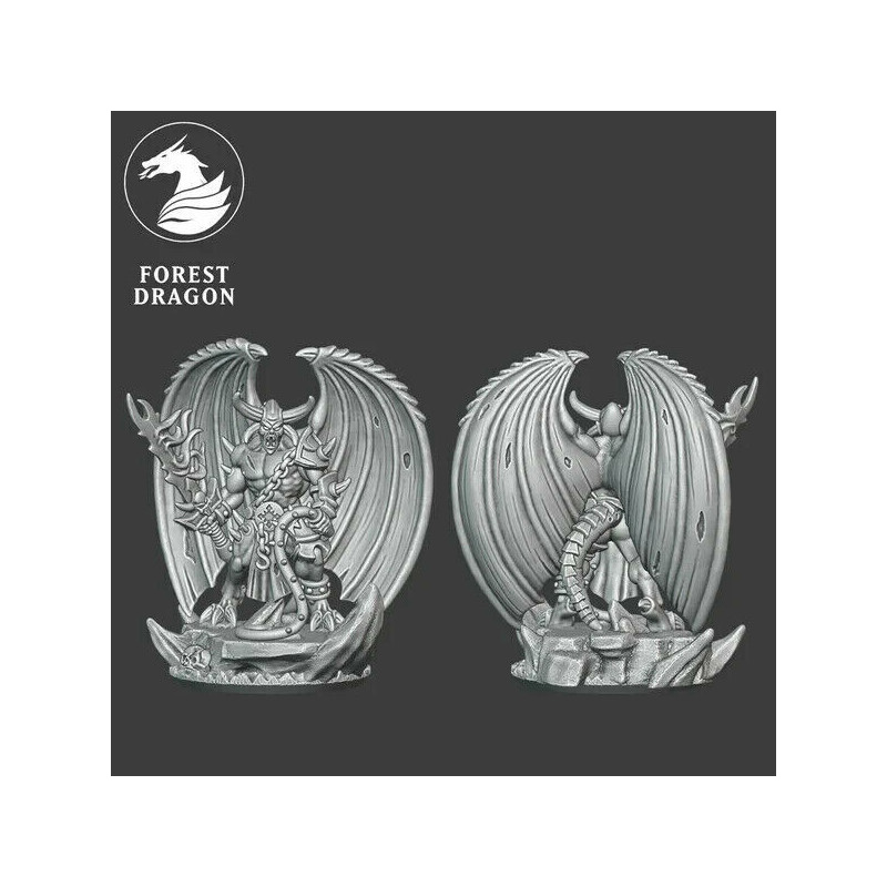 Forest Dragon impréssion 3d- Prince démon du chaos échelle 15mm