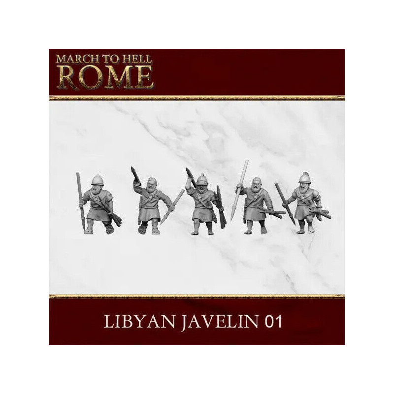 Figurines Carthaginoises – Résine 28/15 mm – 3D Breed Miniatures

