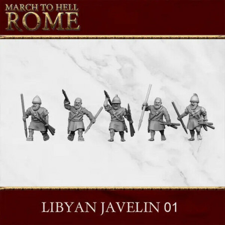 Figurines Carthaginoises – Résine 28/15 mm – 3D Breed Miniatures

