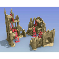 Décors GameScape 3D – Terrain modulaire 28/32 mm en filament

 (2)
