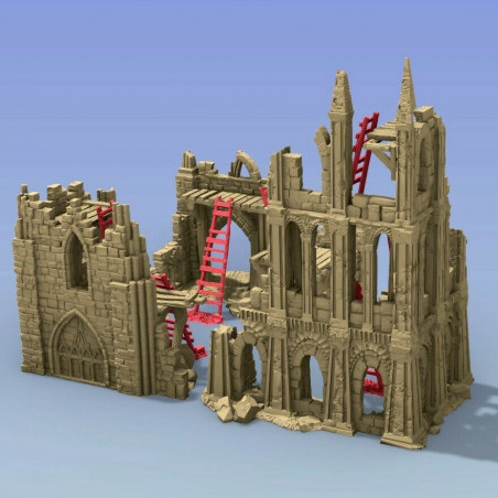 Décors GameScape 3D – Terrain modulaire 28/32 mm en filament

