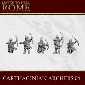 Ancien battle Figurines Carthage Archers