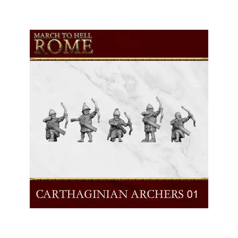 Figurines Carthaginoises – Résine 28/15 mm – 3D Breed Miniatures

