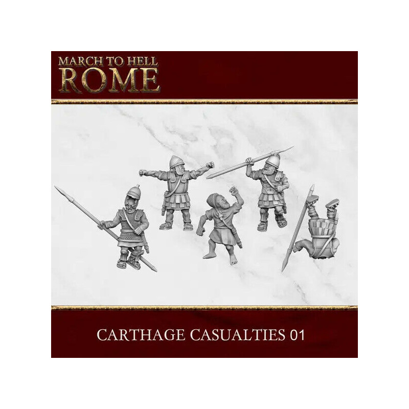 Figurines Carthaginoises – Résine 28/15 mm – 3D Breed Miniatures


