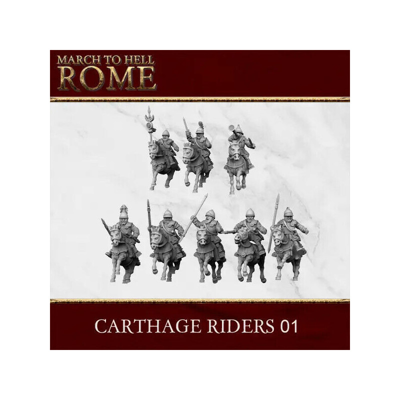 Figurines Carthaginoises – Résine 28/15 mm – 3D Breed Miniatures

