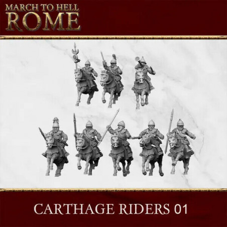Figurines Carthaginoises – Résine 28/15 mm – 3D Breed Miniatures

