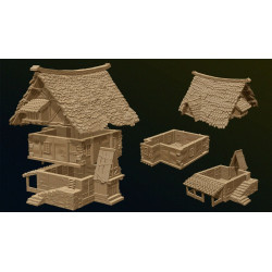 Décors modulaires 28/32 mm – 3D Layered Scenery – Filament

