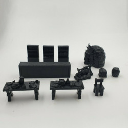 Décors modulaires 28/32 mm – 3D Layered Scenery – Filament

