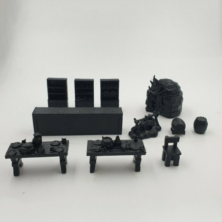 Décors modulaires 28/32 mm – 3D Layered Scenery – Filament

