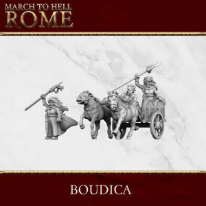 Ancien battle Figurines Celtes Boudica