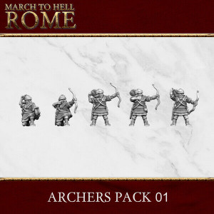 Ancien battle Figurines Celtes Archers