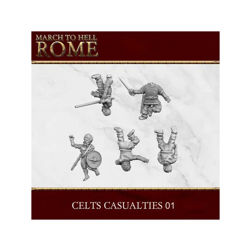  Figurines Celtes 28 mm – Résine 3D Breed Miniatures