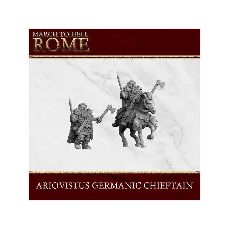 Tribus Germaniques – Figurines antiques 3D Breed – Résine 28/15 mm

