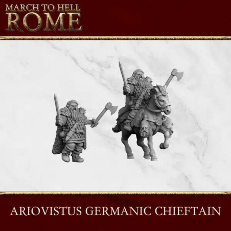 Tribus Germaniques – Figurines antiques 3D Breed – Résine 28/15 mm


