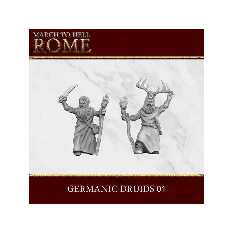 Tribus Germaniques – Figurines antiques 3D Breed – Résine 28/15 mm

