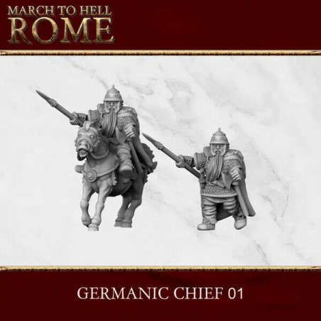Tribus Germaniques – Figurines antiques 3D Breed – Résine 28/15 mm


