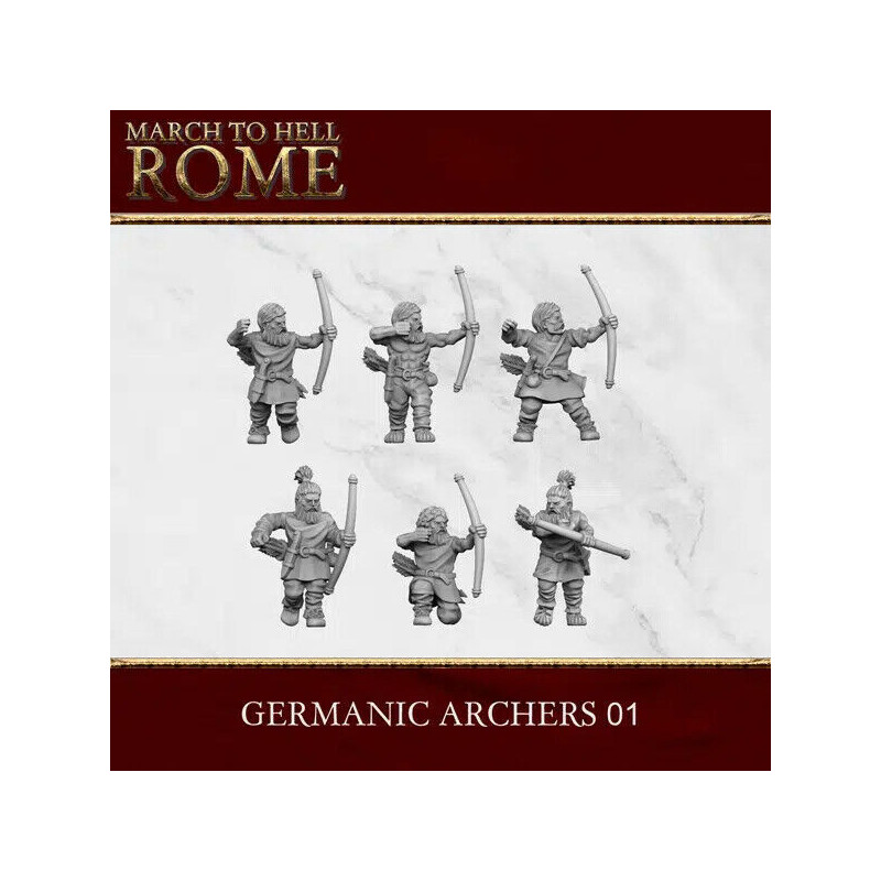 Tribus Germaniques – Figurines antiques 3D Breed – Résine 28/15 mm

