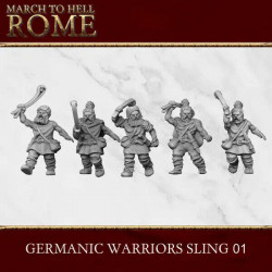 Tribus Germaniques – Figurines antiques 3D Breed – Résine 28/15 mm

