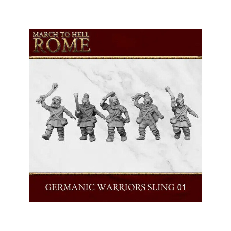 Tribus Germaniques – Figurines antiques 3D Breed – Résine 28/15 mm

