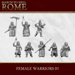 Tribus Germaniques – Figurines antiques 3D Breed – Résine 28/15 mm

